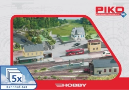 Piko Hobby Bausatz Bahnhof Neustadt, 5 Teile
