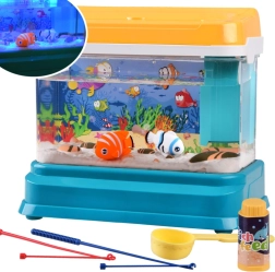 Interaktive leuchtende Aquarienlampe + magnetische Fische ZA4367