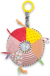 Interaktives plüschiges Lernspielzeug für den Kinderwagen BABY MIX mit Rassel