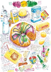 Puzzle Magnolia Königstorte 1000 Teile