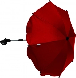 Roter Kinderwagen-Sonnenschirm