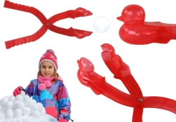 Schneeballformer – Form für Schneeeendchen, rot