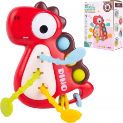 Dinosaurier-Ziehkauspielzeug mit Sound