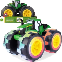 John Deere Monster Treads Traktor Lightning Wheels mit Licht und Sound