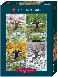 Puzzle 2000 Teile HEYE – Vier Jahreszeiten