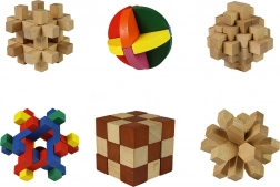 Holzpuzzle zur Gedächtnisübung
