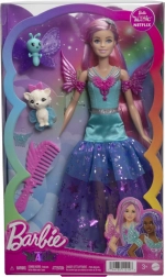 Barbie Malibu Feen-Puppe mit rosa Haaren und Zubehör
