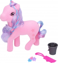 Pony mit geflochtenen Zöpfen zum Kämmen