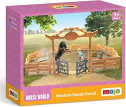 Western-Ranch für Kinder mit Pferd und Cowboy
