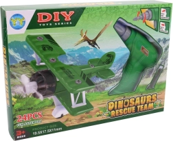 Schraubbares Flugzeug mit Bohrer und Schwungrad