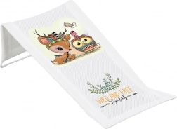 Stoff-Badeliege für die Babywanne Wild & Free Rehkitz weiß