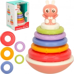 Schaukelspielzeug Bibi-Inn für sensorische Entwicklung rosa