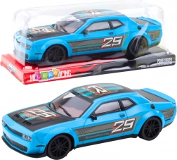 Sportwagen mit Hinterradantrieb blau