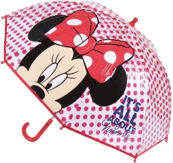 Cerdá manueller Kinderregenschirm Disney Minnie, rot