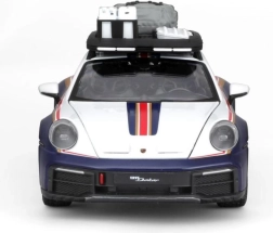 Metallmodellauto 1:24 Porsche 911 Dakar Roughroads blau