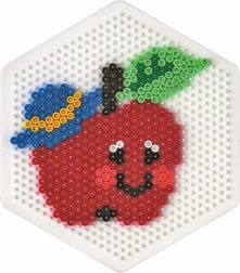 Hexagonale Steckplatte für Bügelperlen 5 mm
