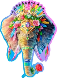 Holz-Puzzle Eleganter Elefant von WOODEN CITY, 250 Teile