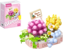 KOCO Bloom Bausatz – Blumenarrangements mit Sukkulenten, 249 Teile