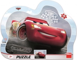 Dino Puzzle Cars 3: Lightning McQueen - 25 Teile