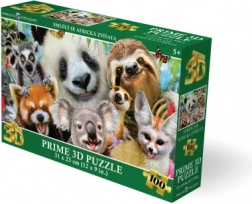 3D-Puzzle Lachende afrikanische Tiere