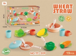 Öko-Set aus Töpfen und Zubehör für Kinder