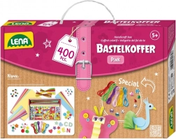 Kreativkoffer für kleine Tüftler, rosa