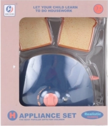 Kinder-Toaster aus Kunststoff mit Batteriebetrieb