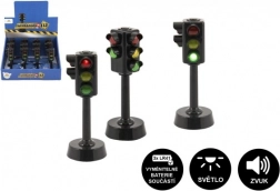 Interaktive Plastikwarnleuchte mit Batterie 12 cm