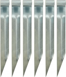 Trampolin-Anker – Stahlhaken zur Befestigung, 6 Stück (35 × 4 cm)