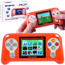 Handheld-Spielkonsole mit 70 Spielen – Orange