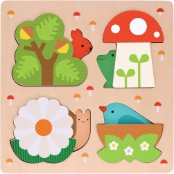 Petit Collage Einlegepuzzle - Das ist mein Zuhause