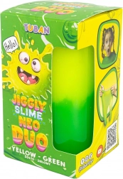 Tuban Jiggly Slime Neo Duo zweifarbig gelb‑grün 430 g