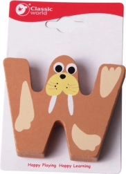 Holzbuchstabe W von Classic World