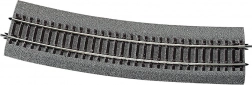 Roco Line gebogenes Gleis mit Bettung