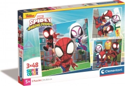 Puzzle CLEMENTONI Spidey und seine Super-Freunde 3×48 Teile