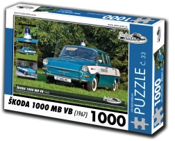 Retro-Autopuzzle Škoda 1000 MB VB (1967) – 1000 Teile