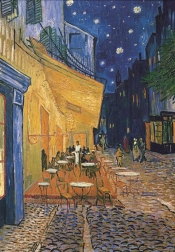 Puzzle Clementoni Museum Collection: Terrasse des Cafés bei Nacht 1000 Teile