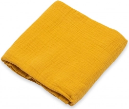 Mull-Decke New Baby senfgelb