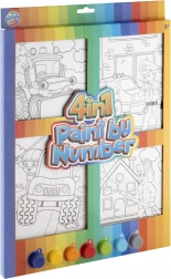 Malen nach Zahlen 4-in-1 für Jungen – Kreativset