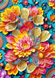 Enjoy-Puzzle Elegante Wasserlinien 1000 Teile