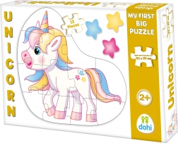 Boden-Konturenpuzzle Einhorn 12 Teile