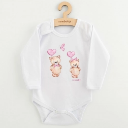 Baby-Body mit Aufdruck New Baby Love Bears, langer Ärmel, Größe 80 (9–12 Monate)