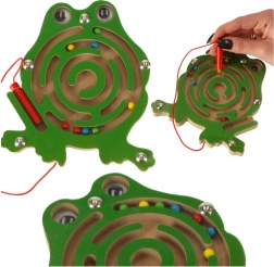 Magnetisches Labyrinth für Kinder – Marienkäfer – Frosch