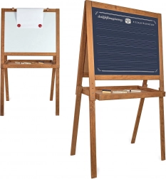 Große doppelseitige Holztafel für Kinder von Vilac