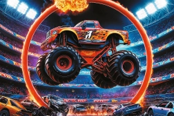 Puzzle Monster Truck 60 Teile