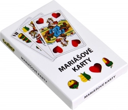 Mariáš-Karten in einer Papierbox