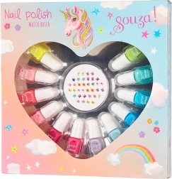 Souza! - Set aus Nagellacken für Kinder mit Aufklebern