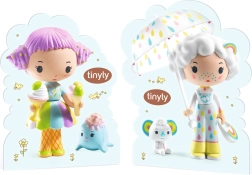 Dekorative Tinyly Silhouetten aus Karton von DJECO für Schaufenster und Regale