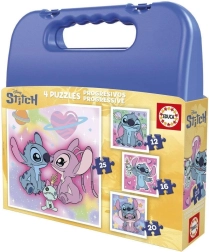 Puzzle im Koffer Stitch 4-in-1 (12–25 Teile) EDUCA