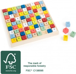 Small Foot Holz-Sudoku bunte Würfel